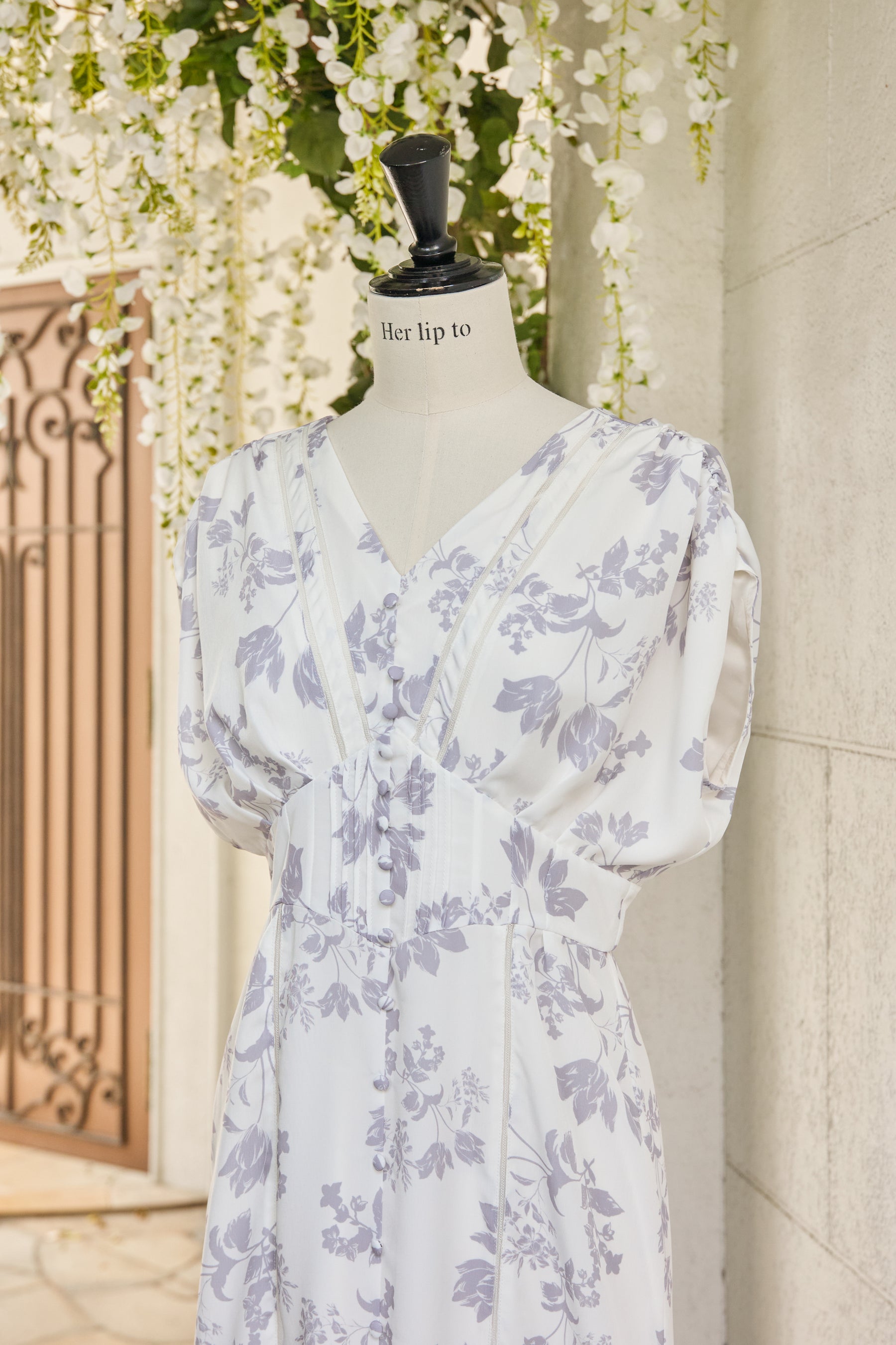 herlipto】Royal Garden Floral Dress - ロングワンピース