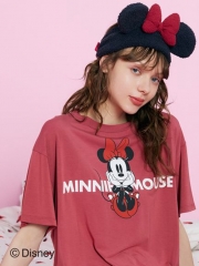 gelato pique同型　Minnie/ワンポイントTシャツ＆ショートパンツセット
