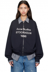 アクネストゥディオズ ロゴ ジップセーター